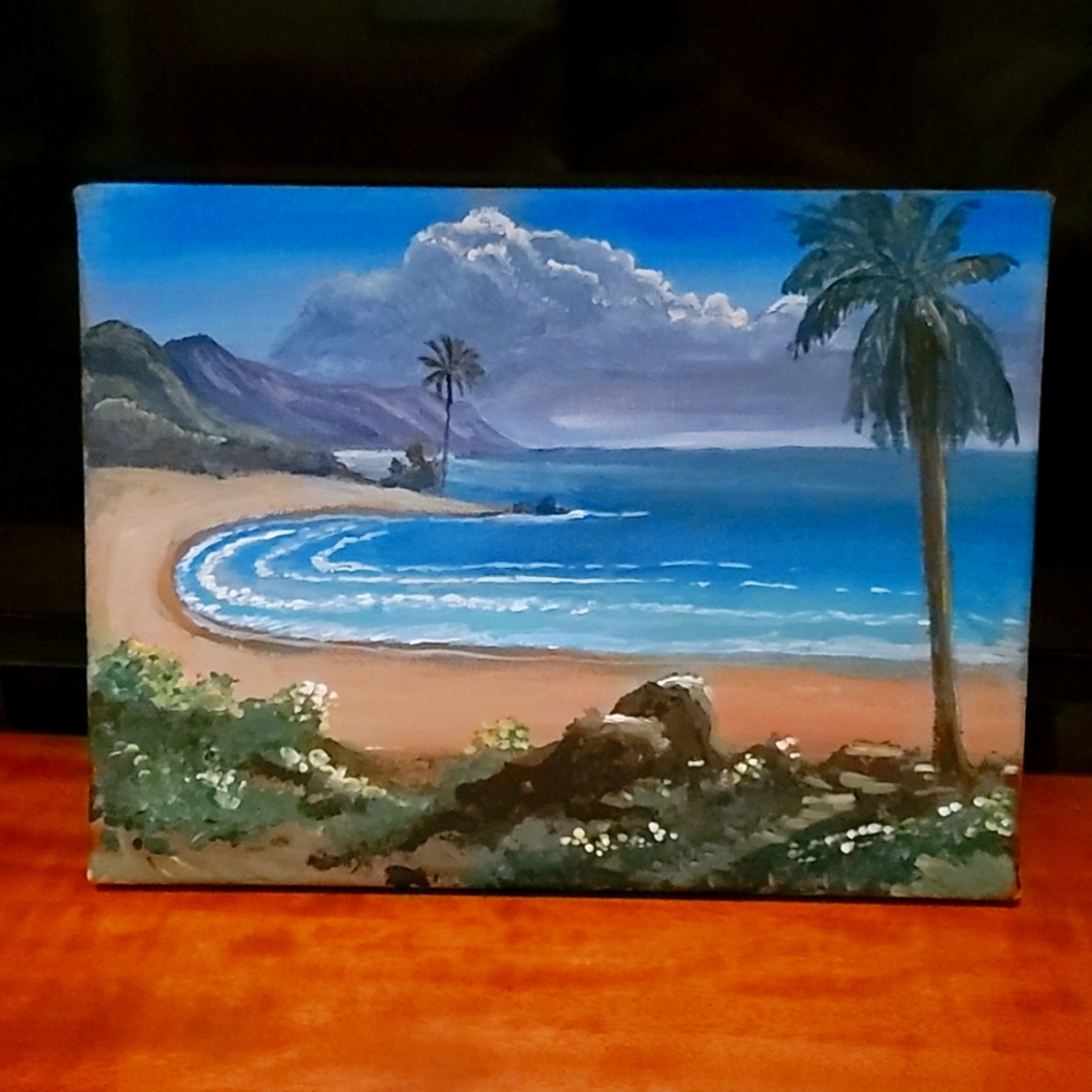 9 by 12 acrylic art on canvases